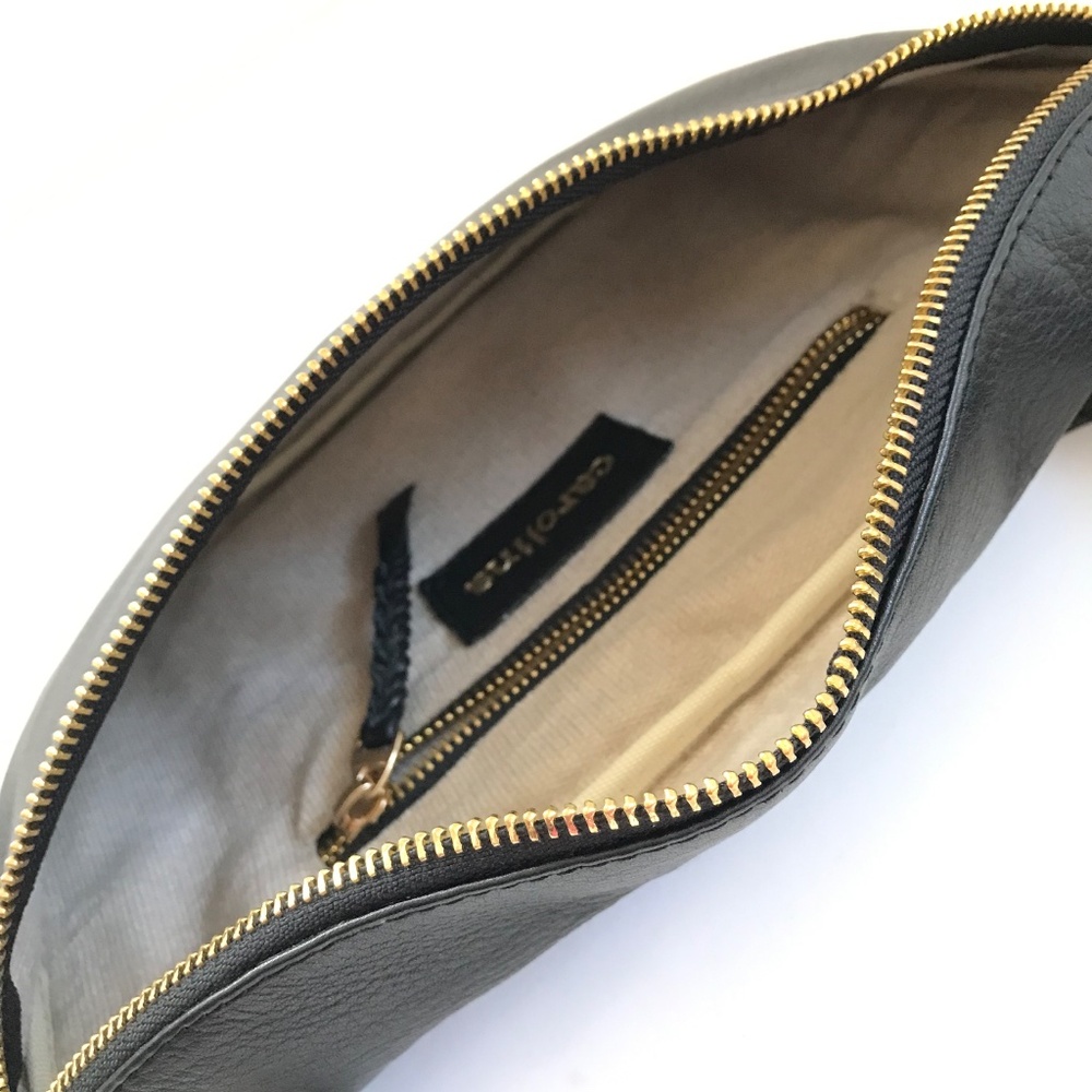 CAROLINA Ramona Leather Crossbody Bag Black - Picture 10 of 16